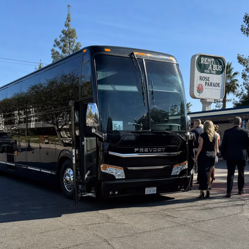 Rent a Bus for the Rose Parade
