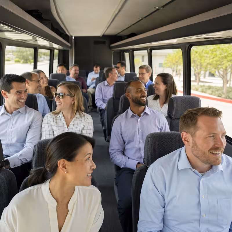 Black Mercedes Sprinter van staged for an Pasadena Corporate Transportation group