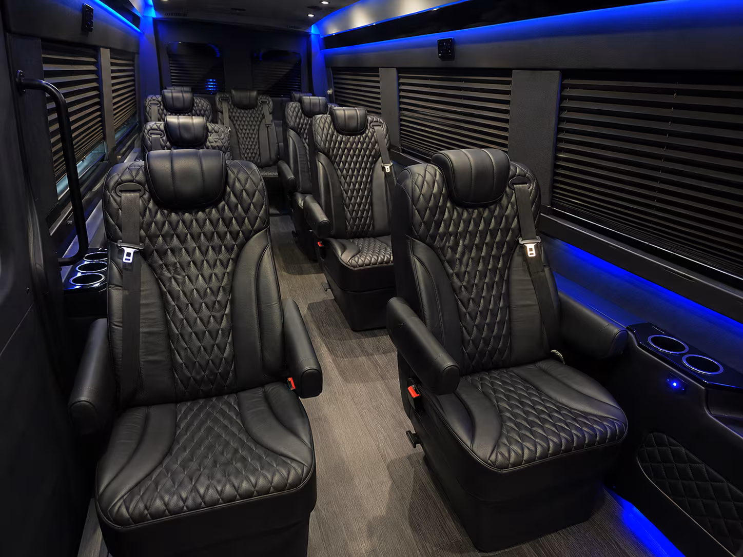 Pasadena Airport Shuttle & Transportation party bus exterior