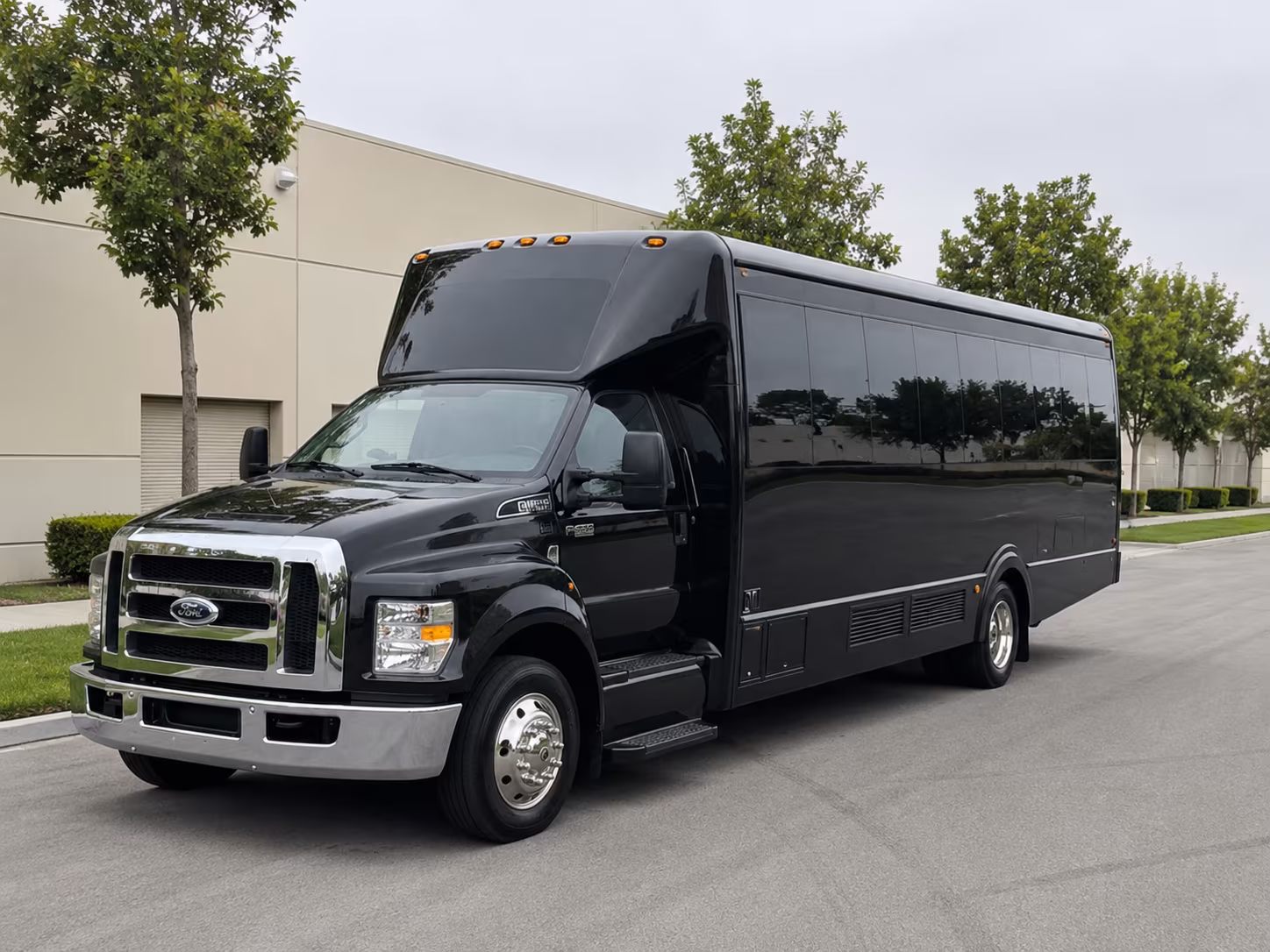 Pasadena Bachelor & Bachelorette Transportation party bus exterior