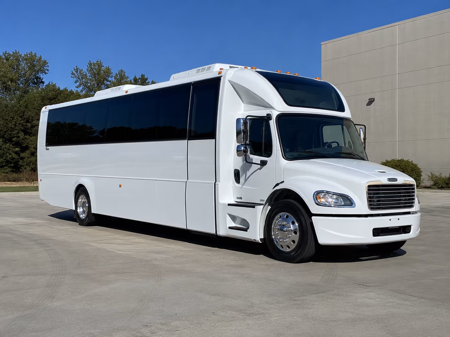 Pasadena Bachelor & Bachelorette Transportation party bus exterior