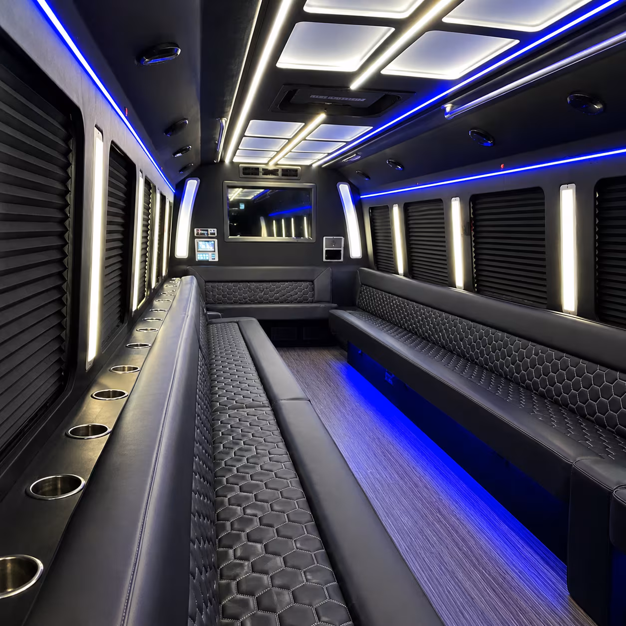 Pasadena Concert & Music Festival Transportation party bus exterior
