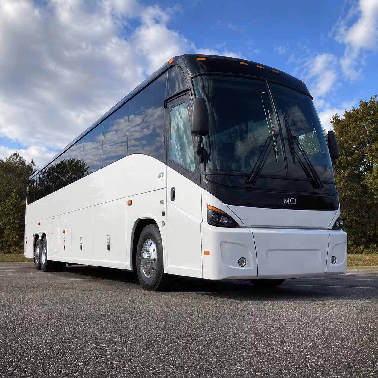 Pasadena Corporate Transportation party bus exterior