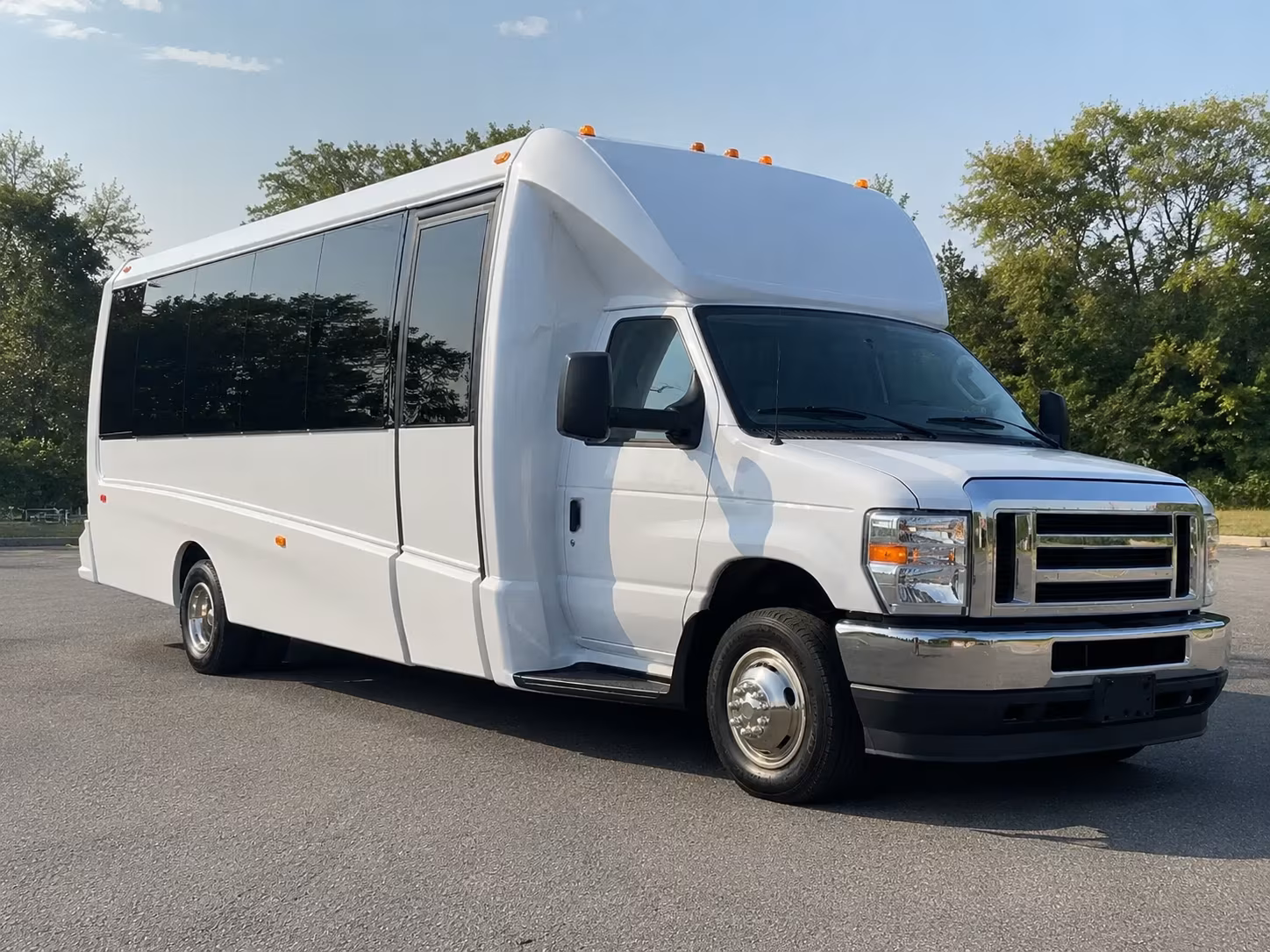 Pasadena Sporting Event Transportation party bus exterior