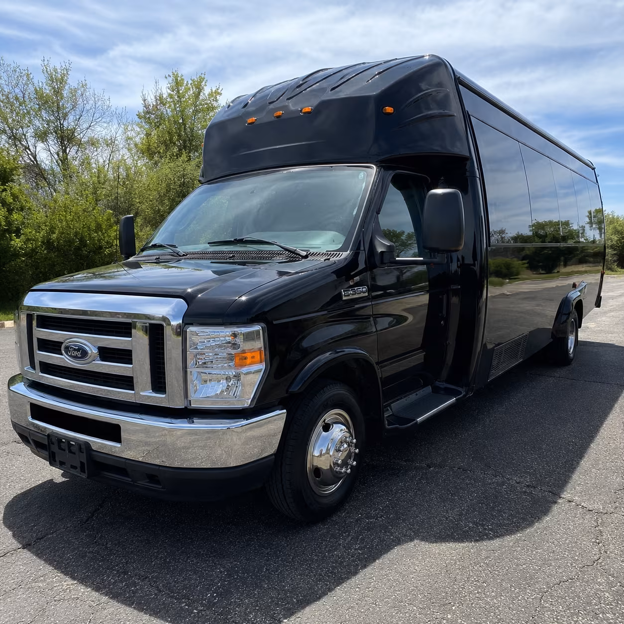 Pasadena Sporting Event Transportation party bus exterior