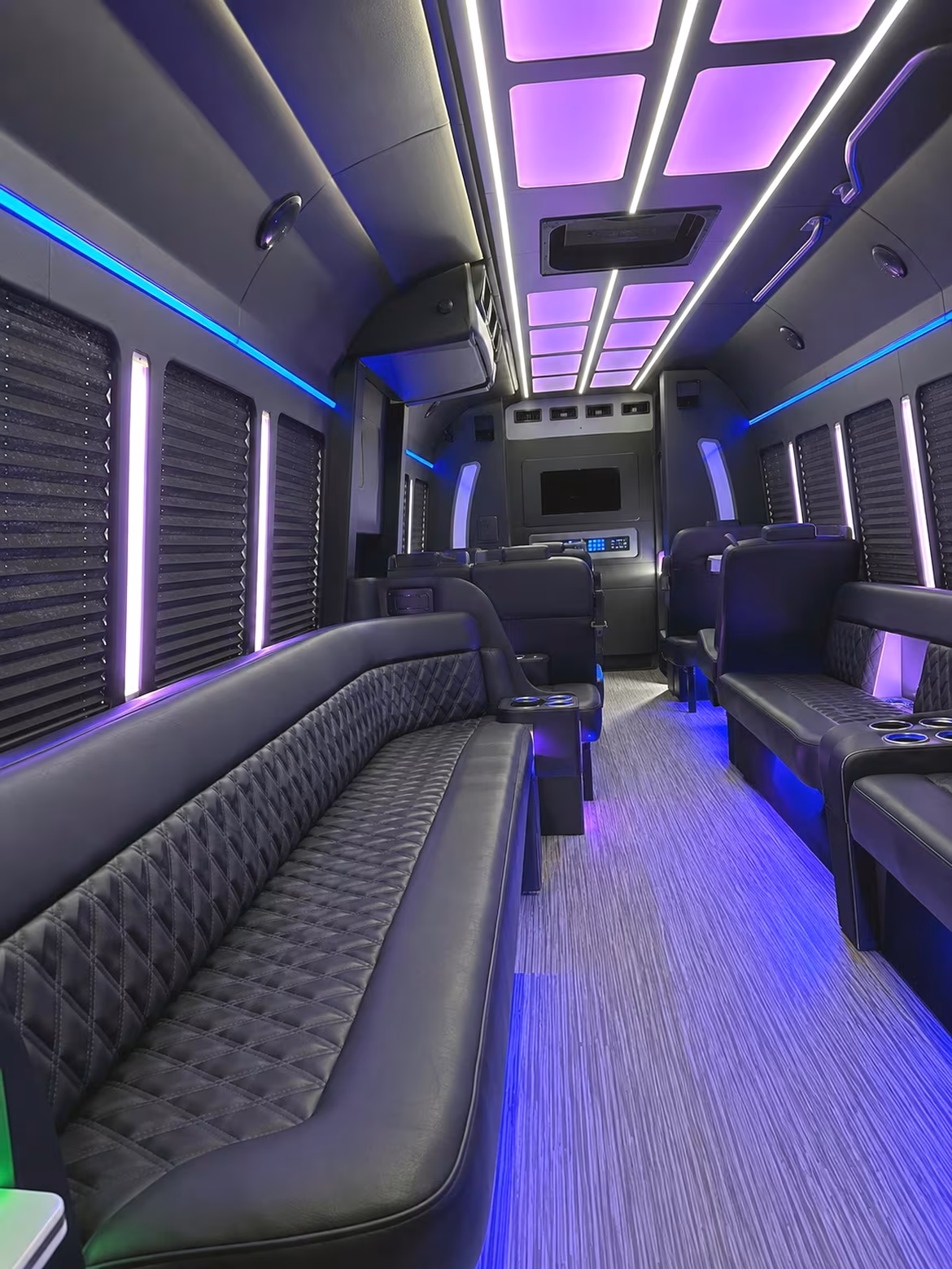 Pasadena Sporting Event Transportation onboard seating