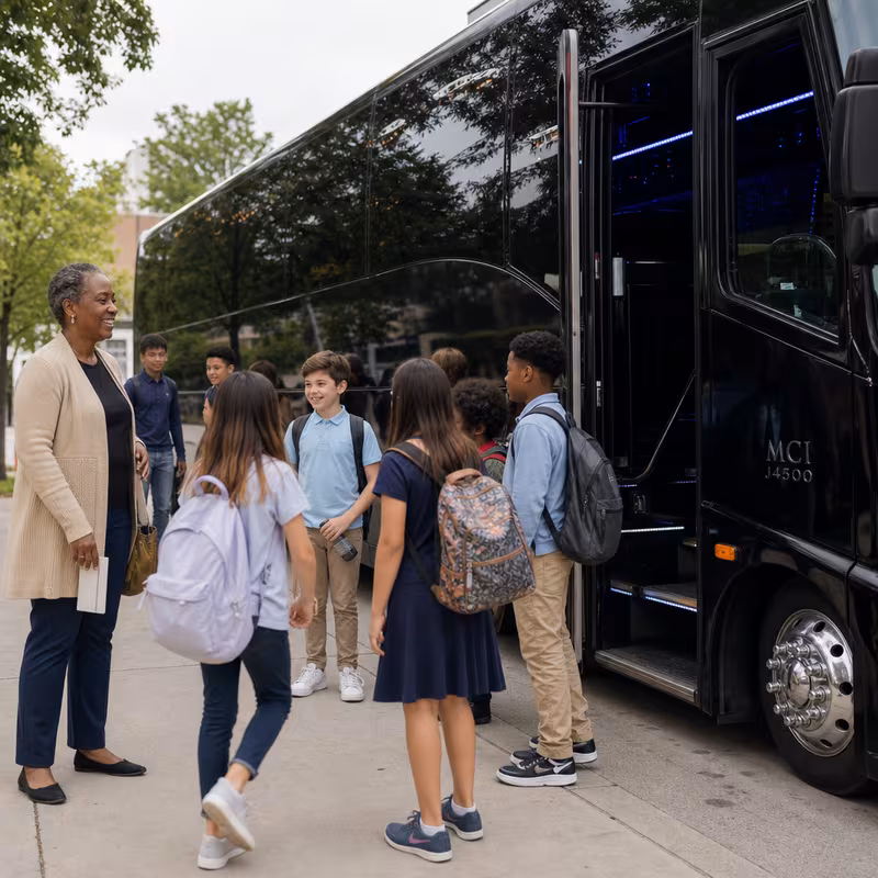 Pasadena School Transportation fleet vehicle