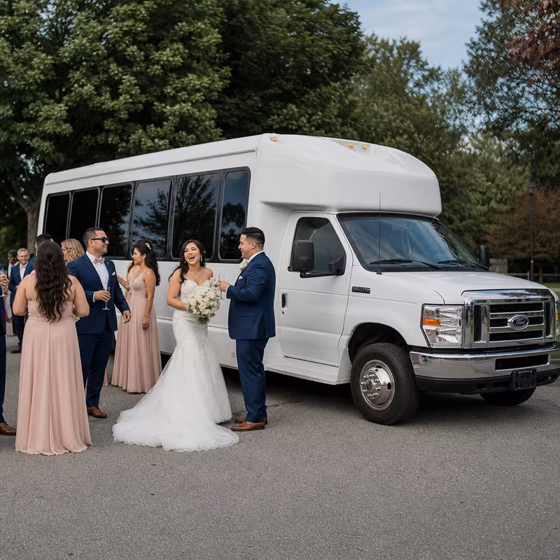 Pasadena Wedding Transportation fleet vehicle