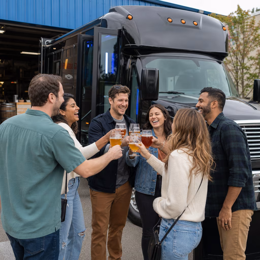 Pasadena Winery Tour & Pub Crawl Transportation